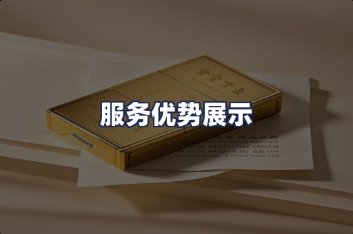 服务优势展示